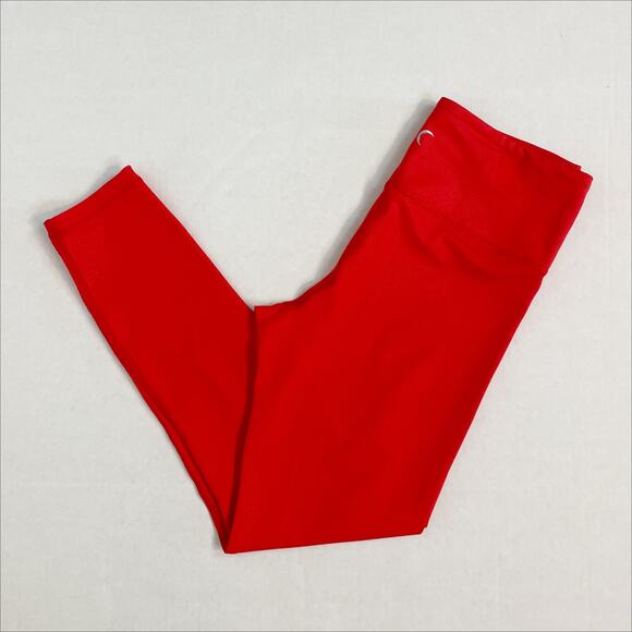 Zyia Active Ascend High Rise Capri Leggings Red Size 6-8 Medium - Picture 7 of 8